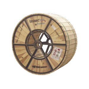 Fibra Optica Aerea Monomodo de 24 Hilos Carrete de 4 km de  (ADSS) G.652D Exterior, Span 100, Loose Tube