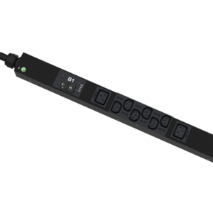 PDU Monitoreable (MI) para Distribución de Energía, Enchufe de Entrada NEMA L21-30P, Con 18 Salidas C13 y 6 C19, de Instalación Vertical, 208 Vca, 30 Amp 3 P24D01G AD 2 p