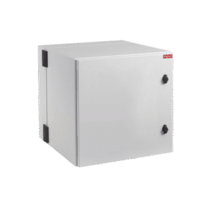 Gabinete Industrial ProTek de Puerta Sólida, Protección NEMA Tipo 4/12; IP66, Abatible, Fabricado en Acero, 12 UR, Color Gris Claro