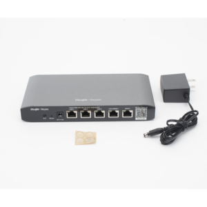 Router Balanceador con Función SD-WAN, 3 puertos LAN gigabit, 1 Puerto WAN gigabit y 1 puerto LAN/WAN gigabit configurable, hasta 100 clientes con desempeño de 600 Mbps asimétricos 4 RGEG105GV3 AD 4 p