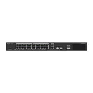 Switch Smart PoE con 24 puertos Gigabit PoE 802.3af/at + 2 SFP para fibra 1Gb, gestión gratuita desde la nube, 370w 4 RGES228GSP AD 2 p