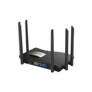 Home Router inalámbrico MESH WI-FI 5 2x2 doble banda 1 puerto WAN Gigabit y 3 puertos LAN Gigabit, hasta 1,267 Mbps. 3 RGEW1200GPRO LAT IZQ p