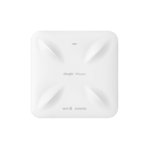 Punto de Acceso Mesh Wi-Fi 6 Ruijie con doble puerto multi-gigabit 2.5G Interior en Techo hasta 5.9 Gbps, doble banda 802.11 AX6000 MU-MIMO 4x4