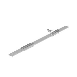 Barra de Conexión a Tierra, Para Rack de 19", Con 20 Orificios Para Conexión Rápida de Equipos, Incluye 20 Tornillos # 12-24 x 1/2" Instalados 3 RGRB19CN AD 2 p