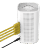 Router Home Mesh RV22 Ideal para Soluciones Residenciales / Doble Banda (2.4 y 5 GHz) / Wi-Fi 6 / Capacidad de: 2.5 Gbps (5 GHz), 600 Mbps (2.4 GHz) / Gestión vía Software para Administrador y Usuario Final desde la nube cnMaestro 18 RV22USA00RW p