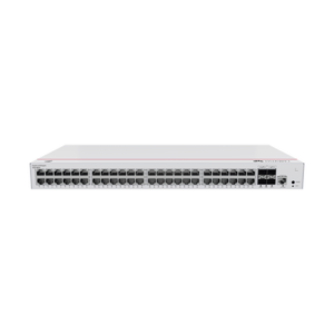 Switch de Acceso Gigabit Administrable PoE Capa 2 / 48 puertos 10/100/1000 Mbps (PoE) / 4 Puertos 1GE SFP Uplink / ERPS / IMGP Snooping / DHCP Snooping / PoE Perpetuo / 380W / Administración Nube Gratis