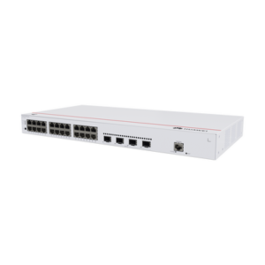 Switch de Distribución/Core Gigabit Administrable Capa 3 / 24 puertos 10/100/1000 Mbps / 4 Puertos 10GE SFP+ Uplink / ERPS / Rutas Estáticas / iStack / Administración Nube Gratis 4 S31024T4X AD 3 p