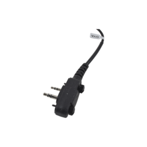 Micrófono de solapa con gancho suave para la oreja y fibra trenzada para puerto de accesorios Icom de 2 pines con tornillos 2 SPM330SEBF AD 1 p