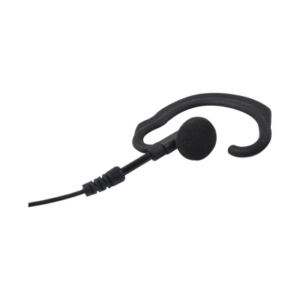Micrófono de solapa con gancho suave para la oreja y fibra trenzada para puerto de accesorios Icom de 2 pines con tornillos 3 SPM330SEBF AD 2 p