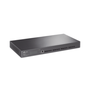 Switch de Fibra Optica L2 Omada 16 Puertos SFP+ 10G / 2 Puertos Consola (RJ45 y micro-USB) / Administración Centralizada Omada o Stand-Alone / Multicast IGMP / Calidad de Servicio / Montaje en Rack / Silencioso (sin ventiladores)