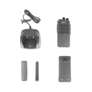 Radio Portatil UHF 5W de Potencia Scrambler de Voz Alta Cobertura, 400-470 MHz, 16 canales preconfigurados 12 TX600 AD 9 p