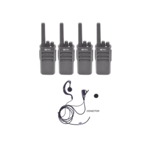 Kit de 4 radios TX600 con 4 TXEHK