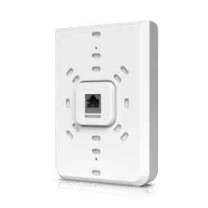 Access Point UniFi U6 In Wall/Montaje p/pared, WIFI 6 2.4 Y 5 Ghz, hasta 5.3 Gbps, 1 pto PoE In, 4 ptos secundarios (1 PoE Out) 4 U6IW AD 3 p
