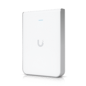 Access Point UniFi U6 In Wall/Montaje p/pared, WIFI 6 2.4 Y 5 Ghz, hasta 5.3 Gbps, 1 pto PoE In, 4 ptos secundarios (1 PoE Out) 6 U6IW AD 5 p
