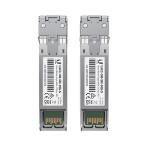UFiber Módulo SFP+, transceptor MiniGibic MonoModo 10 Gbps, distancia 10 km, un conector LC. Incluye 2 piezas 3 UACCOMSM10GS2 AD 1 p