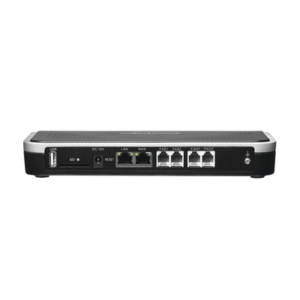 Conmutador IP-PBX de 2 puertos FXO + 2 FXS, 30 llamadas concurrentes, 500 usuarios y doble puerto Gigabit 3 UCM6202 AD 1 p