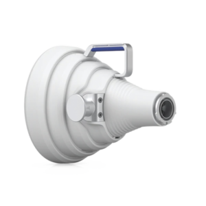 Antena Sectorial 30° tipo Horn para Multipunto, 19.5 dBi. Rango extendido 5.15 - 6.875 GHz. Alto aislamiento al ruido. Compatible solo con AF5XHD, RP5ACGEN2 y LTURocket 5 UISPHORN AD 1 p