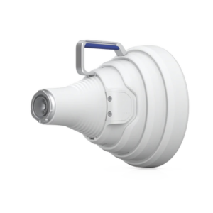 Antena Sectorial 30° tipo Horn para Multipunto, 19.5 dBi. Rango extendido 5.15 - 6.875 GHz. Alto aislamiento al ruido. Compatible solo con AF5XHD, RP5ACGEN2 y LTURocket 7 UISPHORN AD 3 p