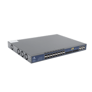 OLT de 16 puertos EPON con 12 puertos Uplink (4 puertos Gigabit Ethernet + 4 puertos SFP + 4 puertos SFP+) , hasta 1,024 ONUS