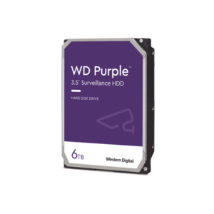 Disco Duro PURPLE de 6TB / 3 AÑOS DE GARANTÍA / Para Videovigilancia 1 WD64PURZ p