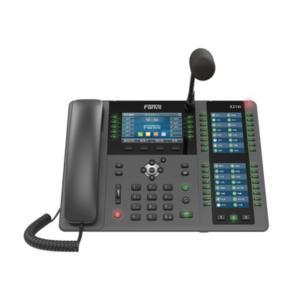 Telefono empresarial IP hasta 20 lineas SIP micrófono exterior, 106 botones DSS, Bluetooth integrado para diademas, puertos Gigabit, soporta recepción video, PoE 2 X210I AD 1 p