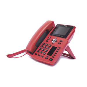 Teléfono IP Empresarial con Estándares Europeos, 16 lineas SIP con pantalla LCD de 3.5" a color, 6 teclas DSS/BLF, puertos Gigabit, IPv6, Opus y conferencia de 3 vías, PoE/DC (incluye fuente). 4 X5UR LAT IZQ p