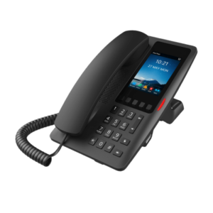 TELEFONO IP WI-FI HOTELERO C/POE C/PUERTO USB P/CARGA Y PANTALLA LCD D/3.5IN 3 lateral izquierda 0S400 3