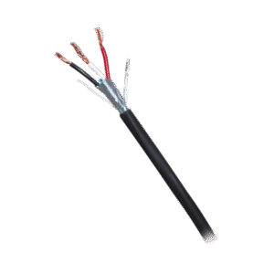 CAJA DE 305 METROS DE CABLE BLINDADO DE 3 X 18 AWG BLINDADO NEGRO