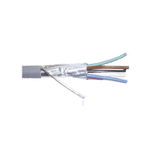 Cable Calibre 22, CMR, 6 Conductores, Blindado, 305 metros, Color Gris