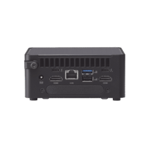 NUC / Asus / Mini PC Performance / Core i3 / 14a Generación / 1 X HDMI / 3 X USB / 1 X USB-C / WiFi 6 / Bluetooth / Memoria RAM, S.O y SSD o HDD No Incluido / Incluye Fuente 3 BOXNUCI314I LAT IZQ p
