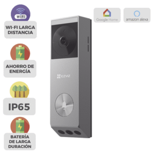 Doorbell de Batería Recargable con Transformador de 5Vcc o Panel Solar (Incluye Panel) / 3 megapíxel / Doble Lente / Protección IP65 / Audio de Dos Vías 5 CSEP3X LIST p