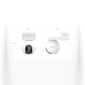 Camara PT / Wi-Fi / Con Bateria Recargable (Sin Cables) / 2K Plus (4 Megapixel) / Compatible con Panel Solar CS-CMT-SOLARPANEL-E / Seguimiento Inteligente / Visión Nocturna a Color / Detección humana / Exterior 8 CSHB8 AD 6 p