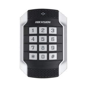 Lector de Tarjetas MIFARE y Contraseñas Hikvision / Wiegand W26 - W34 y RS-485 / IP65 / IK10 / Estetico y Facil de Utilizar / Indicador LED 1 DSK1104MK p