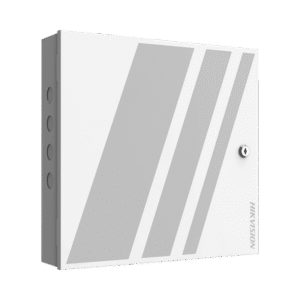 Controlador de Acceso 2 Puertas Administrable en la Nube con Hik-Connect Teams / Interfaz Web / 4 Lectores de Huella o Tarjeta / 100,000 Tarjetas / 10,000 Huellas / Incluye Gabinete y Fuente de Alimentación 12 Vcd 8 A / Soporta Batería de Re