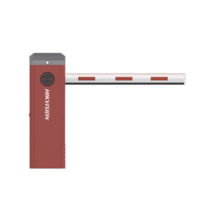Barrera Vehicular Hikvision Iluminada USO CONTINUO 5,000,000 Ciclos MCBF / Brazo INCLUIDO de 4 mts Iluminación Rojo/Verde / Apertura en 2 Seg (Ajustable) / Cambio de sentido en campo