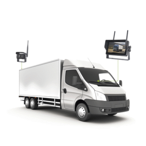 Sistema Profesional Inalámbrico de Cámara de Reversa Infrarroja y Monitor Touch de 7" para Vehículos de Trabajo y Montacargas 11 EP175J AD 10 p