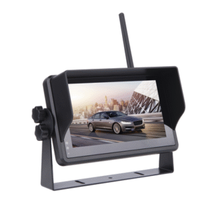 Sistema Profesional Inalámbrico de Cámara de Reversa Infrarroja y Monitor Touch de 7" para Vehículos de Trabajo y Montacargas 3 EP175J AD 2 p