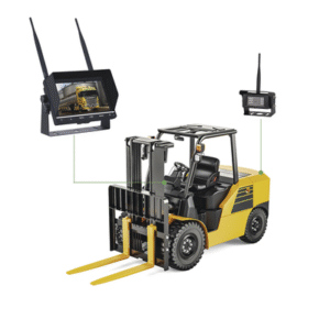 Sistema Profesional Inalámbrico de Cámara de Reversa Infrarroja y Monitor de 7" para Vehículos de Trabajo y Montacargas 5 EP745J AD 1 p