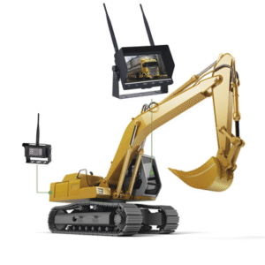 Sistema Profesional Inalámbrico de Cámara de Reversa Infrarroja y Monitor de 7" para Vehículos de Trabajo y Montacargas 8 EP745J AD 4 p