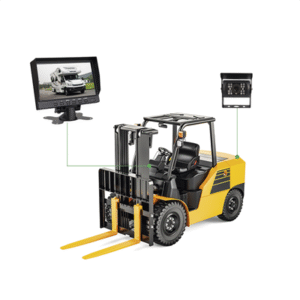 Sistema Profesional de Cámara de Reversa y Monitor Alámbrico para Vehículos de Trabajo y Montacargas 7 EP790J AD 3 p