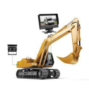Sistema Profesional de Cámara de Reversa y Monitor Alámbrico para Vehículos de Trabajo y Montacargas 10 EP790J AD 6 p