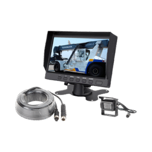 Sistema Profesional de Cámara de Reversa y Monitor Alámbrico para Vehículos de Trabajo y Montacargas