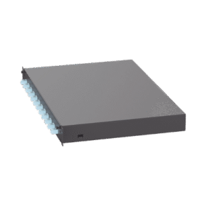 Distribuidor de Fibra Optica 12 Conectores LC Duplex (24 Fibras), Para Fibra Multimodo OM3/OM4, 1 UR 2 FD1W12AQDLCZ AD 1 p