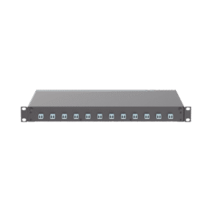 Distribuidor de Fibra Optica 12 Conectores LC Duplex (24 Fibras), Para Fibra Multimodo OM3/OM4, 1 UR 1 FD1W12AQDLCZ p