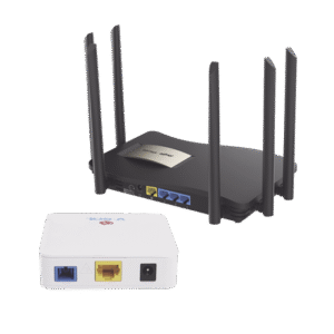 Kit 2 ONU Bridge V-Sol, Dual GPON/EPON con Router Home Mesh Ideal para distribuciones WISP de mayor cobertura Wi-Fi en Hogares y Oficinas