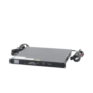 PDU Monitoreable de Transferencia Automática ATS (Fuente Redundante), Con 10 Salidas 5-15R, Enchufes de Entrada NEMA 5-15P, Instalación Horizontal de 19in, 1UR, 15 Amp, 120 Vca 3 NPATS11001 AD 2 p