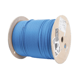 Bobina de Cable Cat7 Blindado S/FTP de 4 pares, Cat7, Inmune a Ruido e Interferencias, LSZH (Bajo humo, Cero Halógenos), Color Azul, Bobina de 500 m