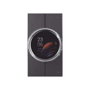 Mini pantalla táctil Hub controlador integrable con sistemas de automatización compatible con múltiples marcas, una entrada de iluminación, 4 botones para escenas. Conexión Wifi 3 RT61D1US LAT IZQ p