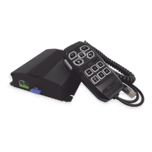 Sirena Vehicular de 100W de Potencia, Con Controlador Unimando Para Control de Tonos, 4 Salidas Auxiliares y Microfono