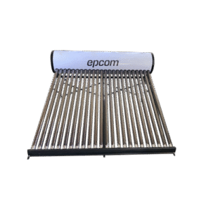 Boiler Solar de 240 Litros, Baja Presión con 24 Tubos de Vacío de Mayor Resistencia y Termotanque Inoxidable de Grado Alimenticio 240 L Resistentes a Granizo de Hasta 25 mm/ l, Incluye Anodo de Magnesio